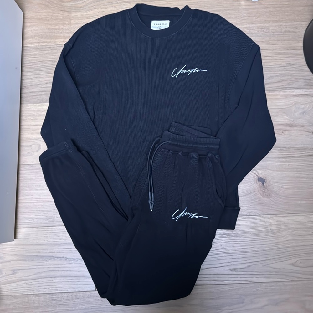 YLA Men’s Waffle Knit Set